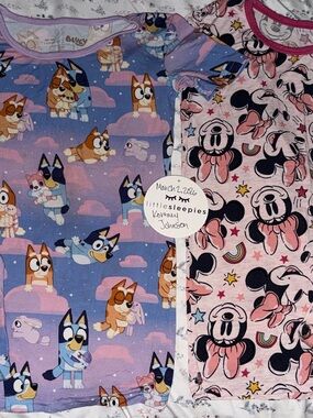 Little Sleepies Purple Bluey Sleepytime and Minnie Forever